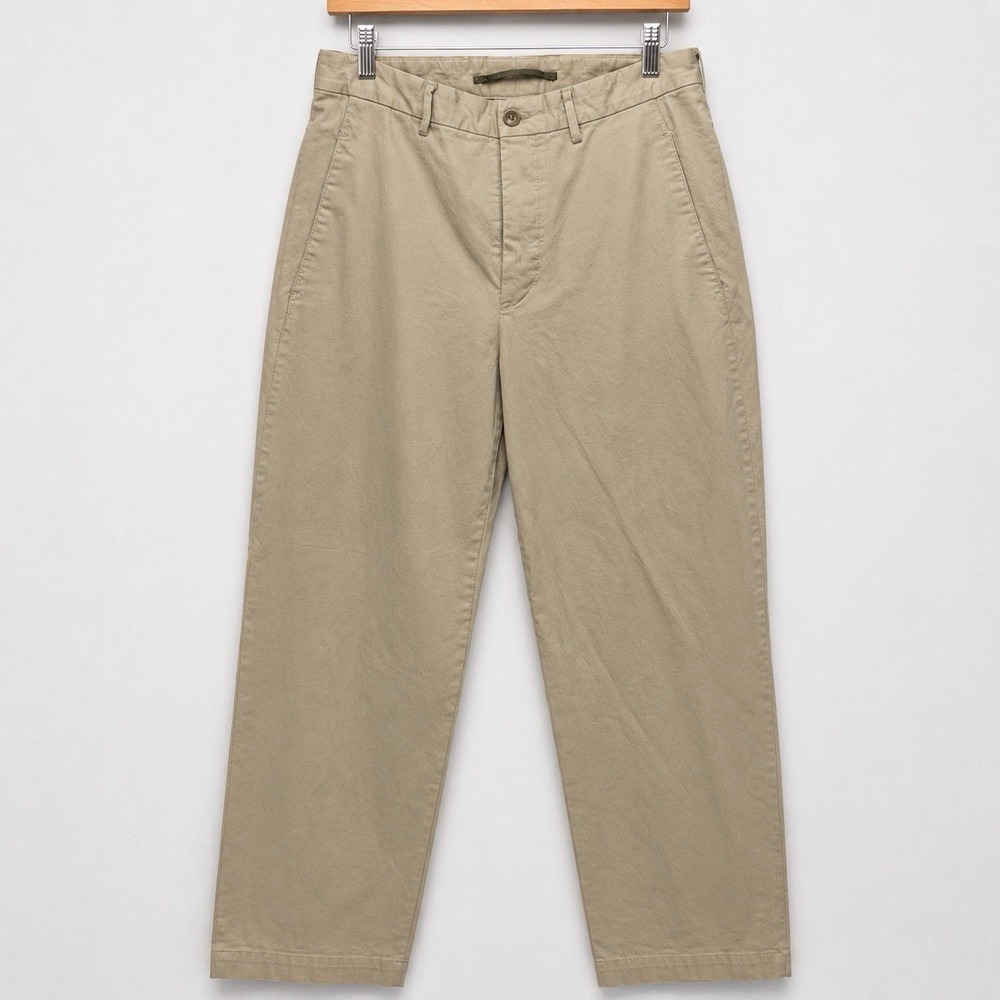 Massimo Dutti Relaxed Fit Chino Pants Beige Cotton Men's Size 30